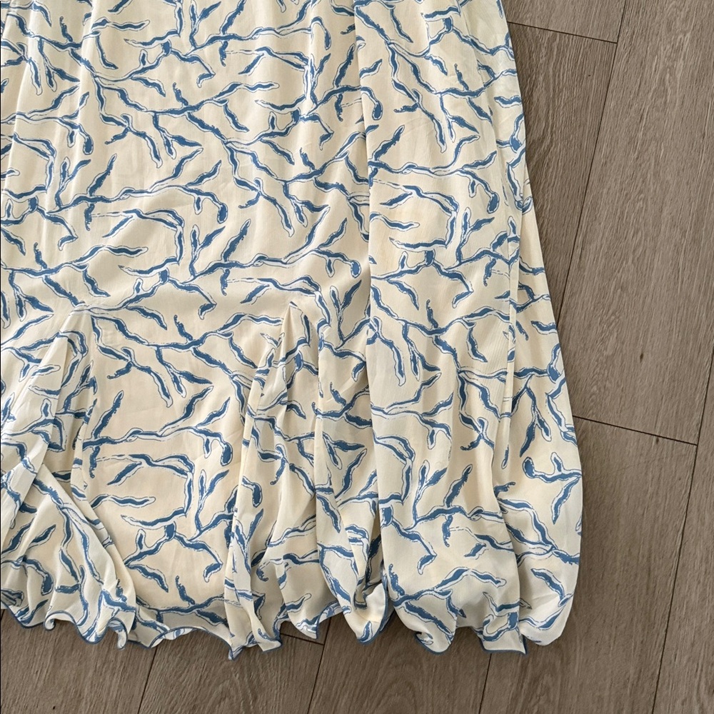 Tuckernuck Hyacinth House Seaside Sabine Dress Cream Blue Size XXL Resort - Picture 6 of 13